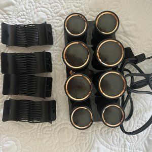 T3 Black Hot Rollers LUXE SET